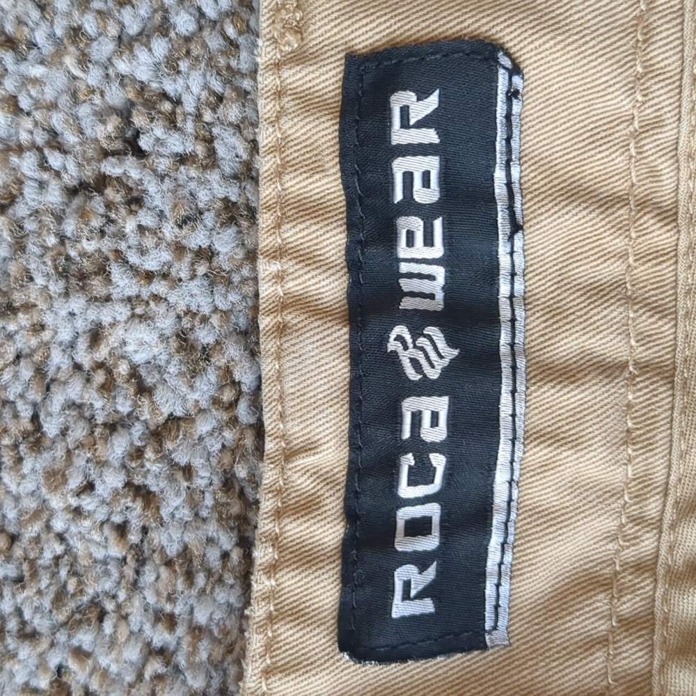 Roca Wear men's beige size 36 cargo pants - Picture 13 of 16